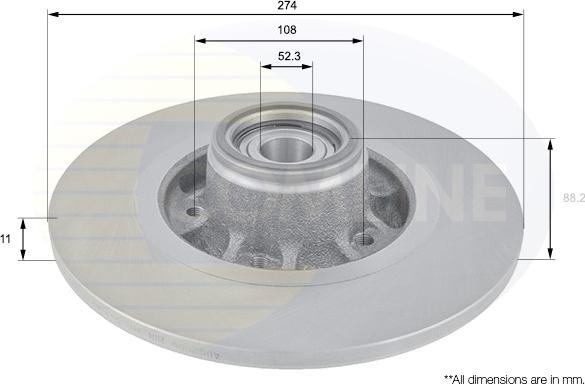 Comline ADC3009 - Discofreno autozon.pro