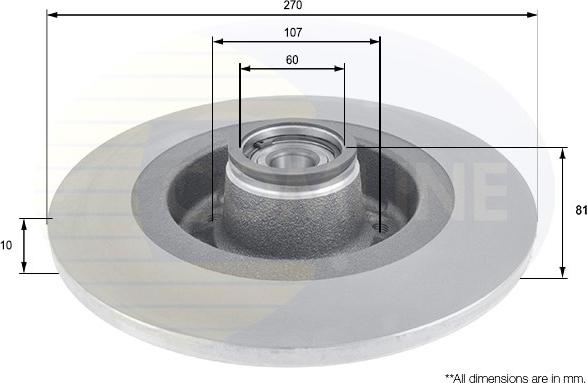 Comline ADC3019 - Discofreno autozon.pro