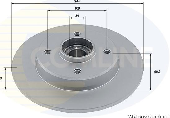 Comline ADC3037 - Discofreno autozon.pro