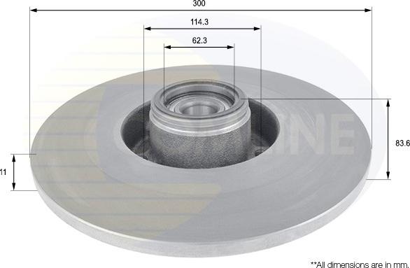 Comline ADC3024 - Discofreno autozon.pro