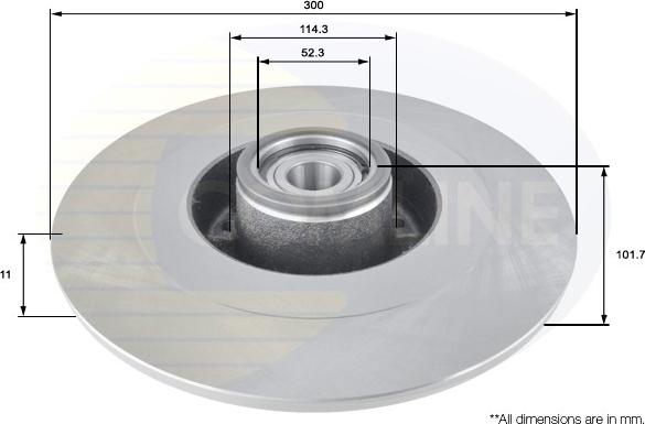 Comline ADC3025 - Discofreno autozon.pro