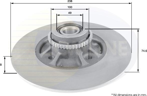 Comline ADC3023 - Discofreno autozon.pro