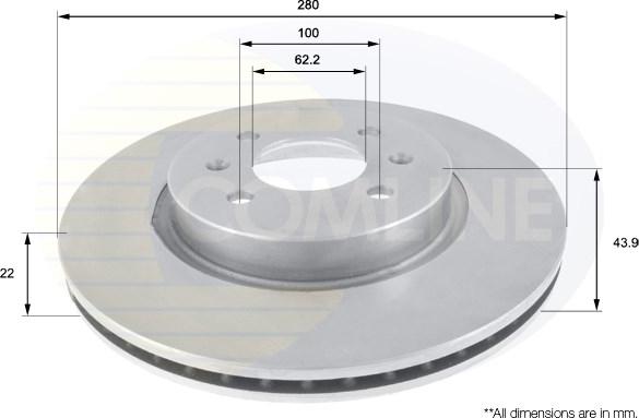 Comline ADC2405V - Discofreno autozon.pro