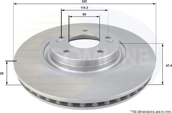 Comline ADC2412V - Discofreno autozon.pro