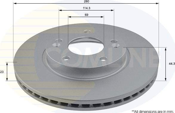 Comline ADC2417V - Discofreno autozon.pro