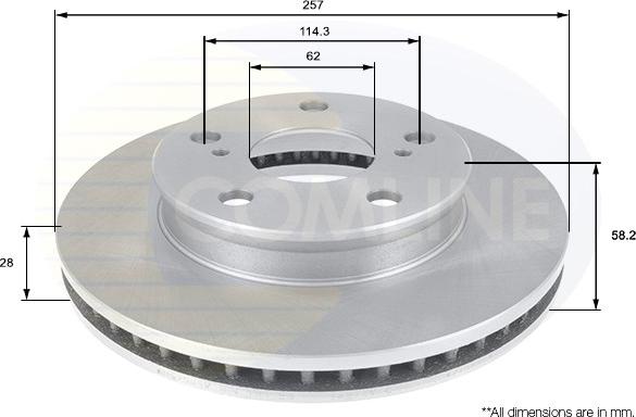 Comline ADC2504V - Discofreno autozon.pro