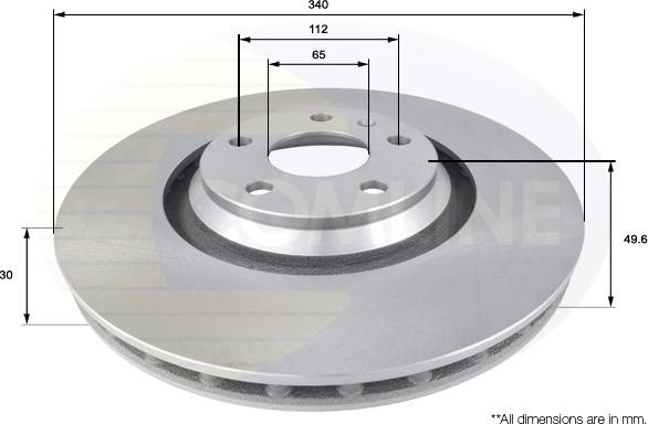 Comline ADC2605V - Discofreno autozon.pro