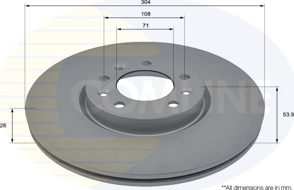 Comline ADC2848V - Discofreno autozon.pro