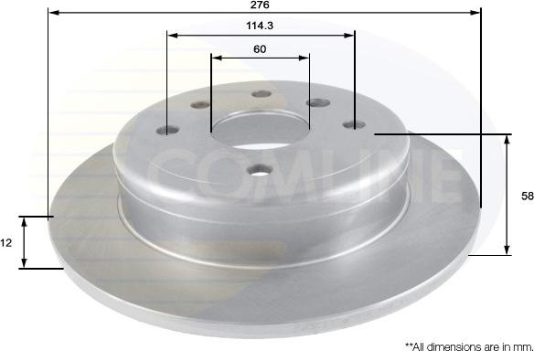 Comline ADC2800 - Discofreno autozon.pro