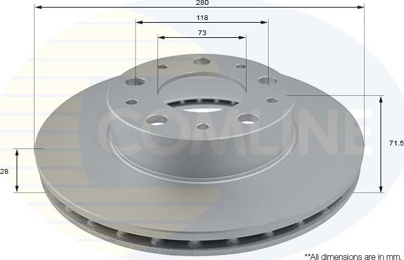 Comline ADC2834V - Discofreno autozon.pro