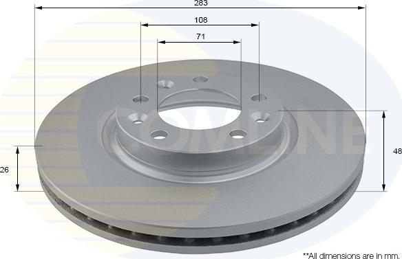 Comline ADC2710V - Discofreno autozon.pro