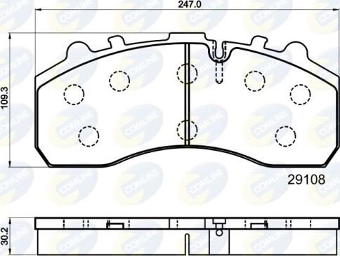 Comline CBP9042MK - Kit pastiglie freno, Freno a disco autozon.pro