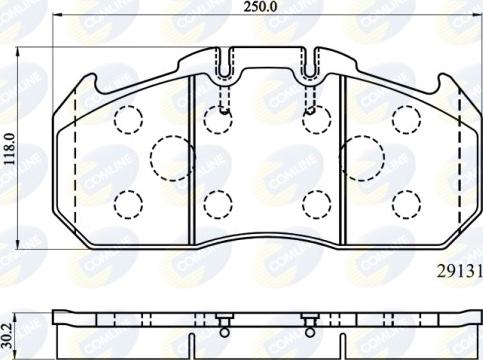 Comline CBP9058MK - Kit pastiglie freno, Freno a disco autozon.pro