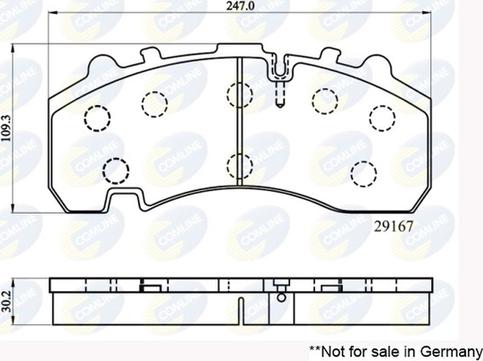 Comline CBP9063MK - Kit pastiglie freno, Freno a disco autozon.pro