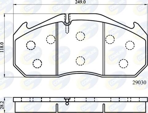 Comline CBP9014MK - Kit pastiglie freno, Freno a disco autozon.pro