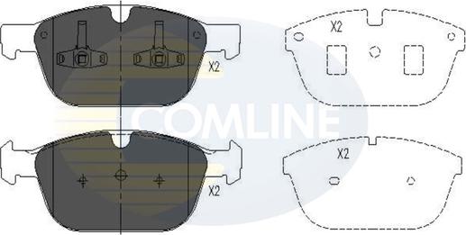 Comline CBP06069 - Kit pastiglie freno, Freno a disco autozon.pro