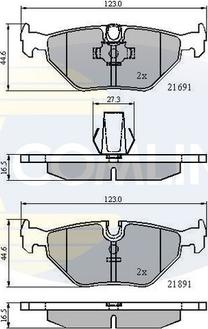 Comline CBP01011 - Kit pastiglie freno, Freno a disco autozon.pro