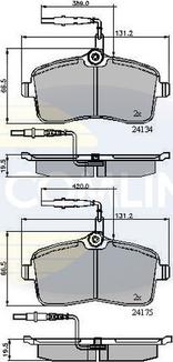 Comline CBP11250 - Kit pastiglie freno, Freno a disco autozon.pro