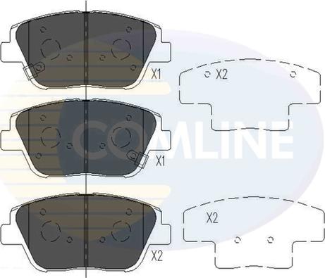 Comline CBP36080 - Kit pastiglie freno, Freno a disco autozon.pro