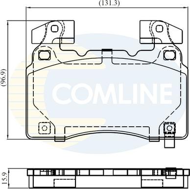 Comline CBP32372 - Kit pastiglie freno, Freno a disco autozon.pro