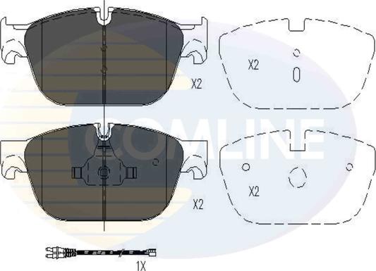 Comline CBP26004 - Kit pastiglie freno, Freno a disco autozon.pro