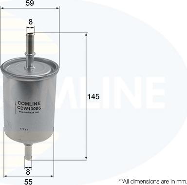 Comline CDW13006 - Filtro carburante autozon.pro