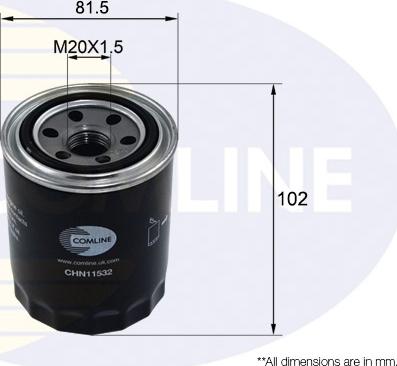 Comline CHN11532 - Filtro olio autozon.pro