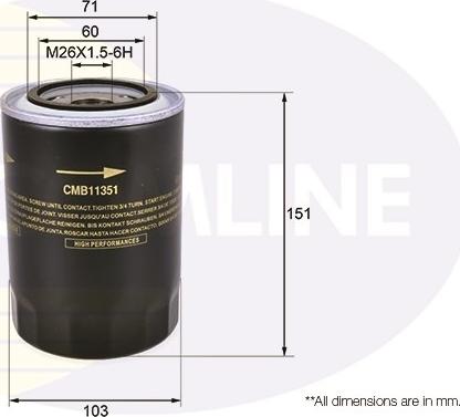 Comline CMB11351 - Filtro olio autozon.pro