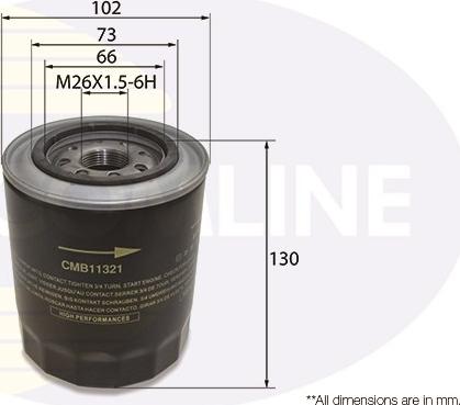 Comline CMB11321 - Filtro olio autozon.pro