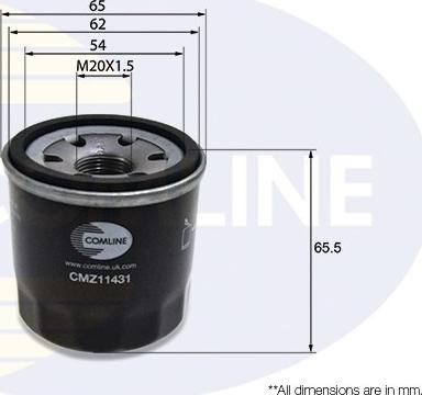 Comline CMZ11431 - Filtro olio autozon.pro