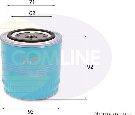 Comline CNS11701 - Filtro olio autozon.pro