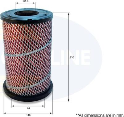 Comline CNS12249 - Filtro aria autozon.pro