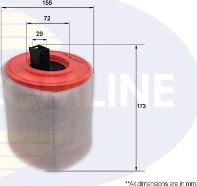 Comline EAF1000 - Filtro aria autozon.pro