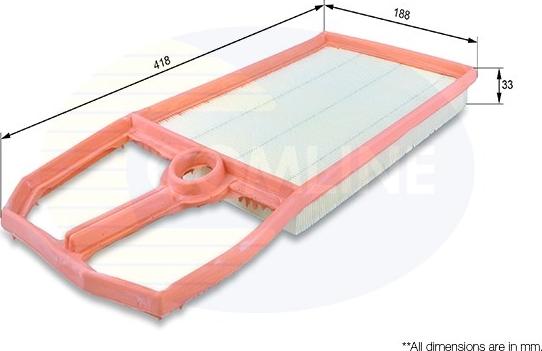 Comline EAF124 - Filtro aria autozon.pro