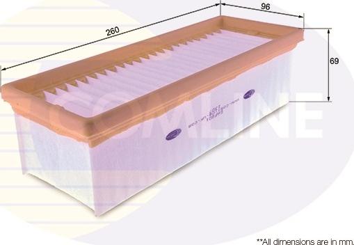 Comline EAF801 - Filtro aria autozon.pro