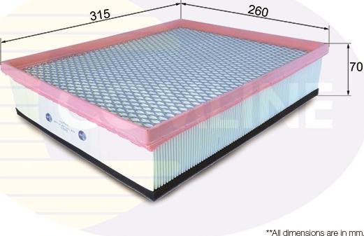 Comline EAF819 - Filtro aria autozon.pro