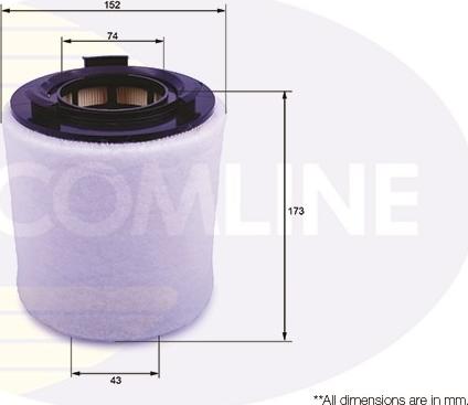 Comline EAF764 - Filtro aria autozon.pro