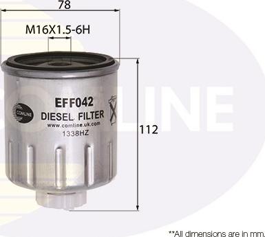 Comline EFF042 - Filtro carburante autozon.pro