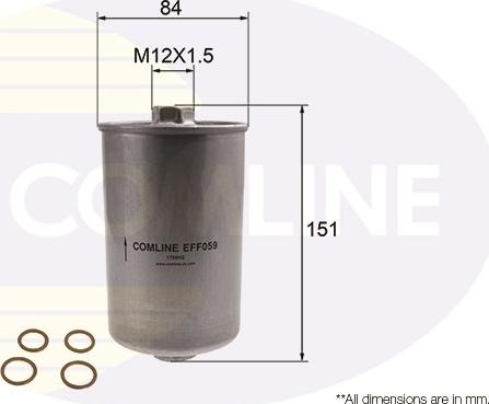 Comline EFF059 - Filtro carburante autozon.pro