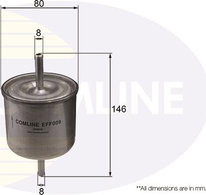 Comline EFF009 - Filtro carburante autozon.pro