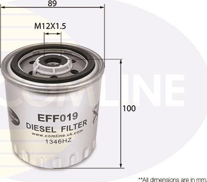 Comline EFF019 - Filtro carburante autozon.pro