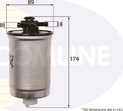 Comline EFF089 - Filtro carburante autozon.pro