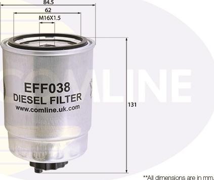 Comline EFF038 - Filtro carburante autozon.pro