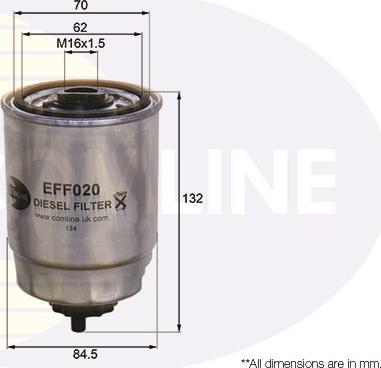 Comline EFF020 - Filtro carburante autozon.pro