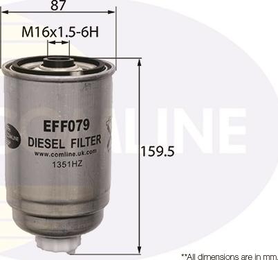 Comline EFF079 - Filtro carburante autozon.pro