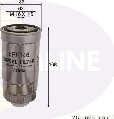 Comline EFF146 - Filtro carburante autozon.pro