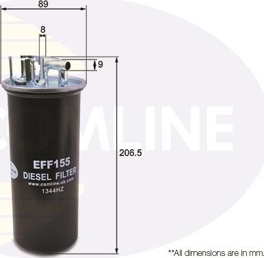 Comline EFF155 - Filtro carburante autozon.pro