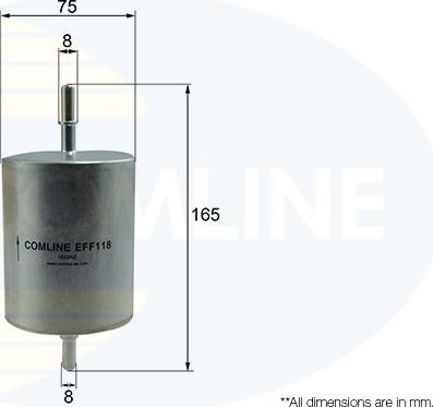 Comline EFF118 - Filtro carburante autozon.pro