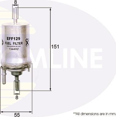 Comline EFF129 - Filtro carburante autozon.pro