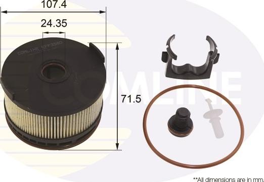 Comline EFF358D - Filtro carburante autozon.pro